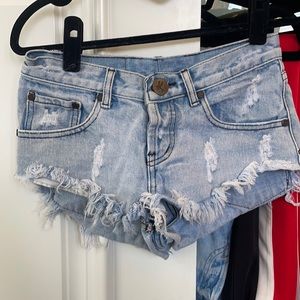 One teaspoon Jean shorts